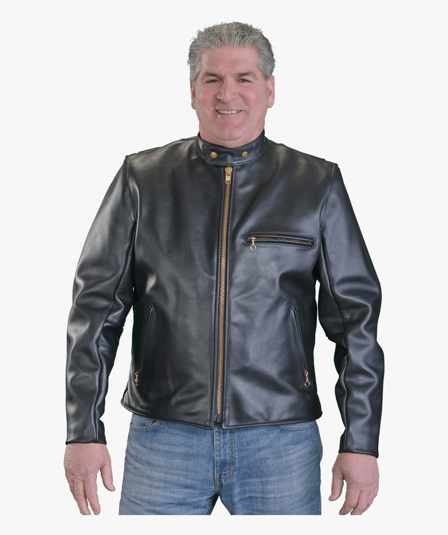 Model D Black Leather - Vanson Leathers Model B, Transparent Clipart