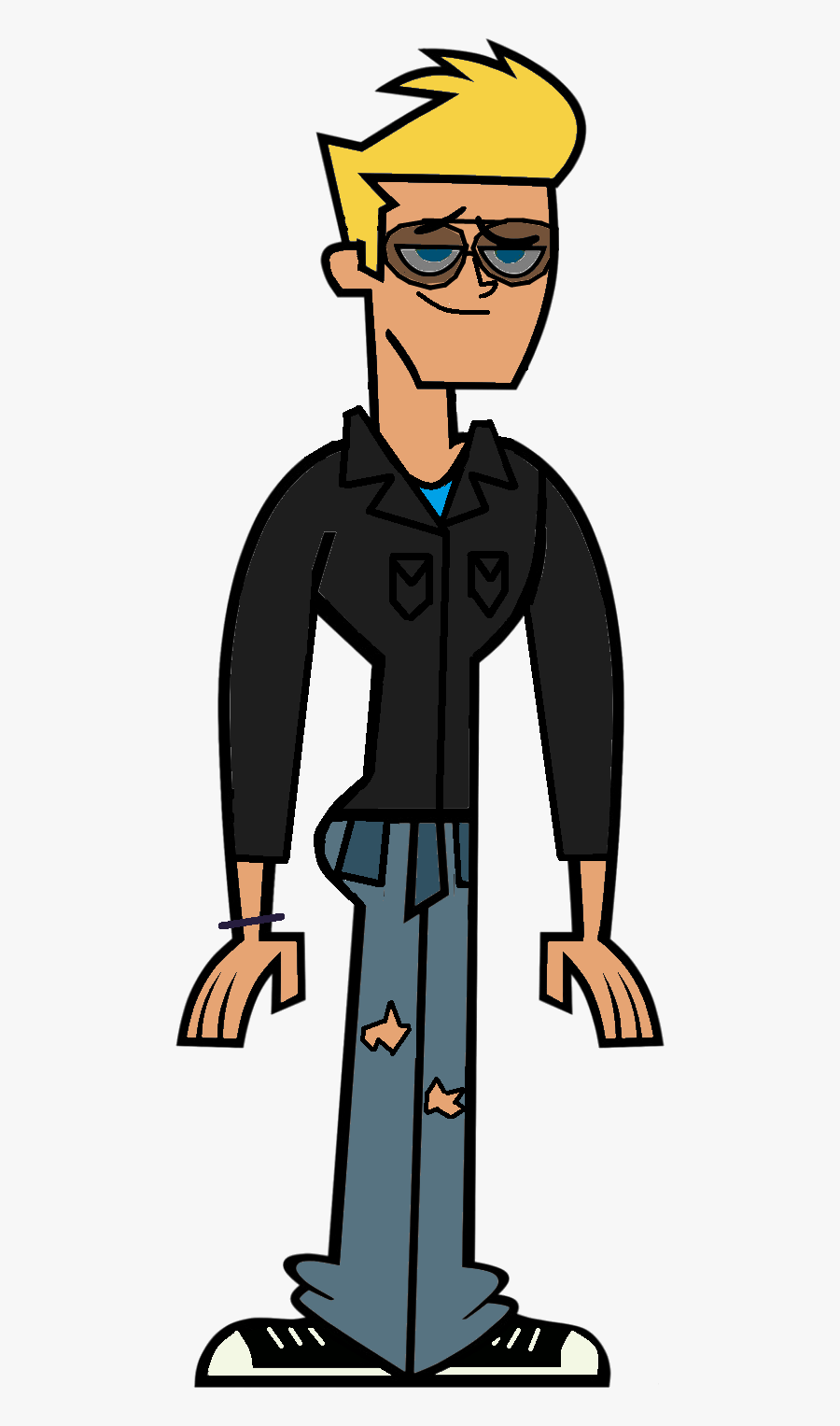 Jarrod Leather Jacket - Total Drama Season 5, Transparent Clipart