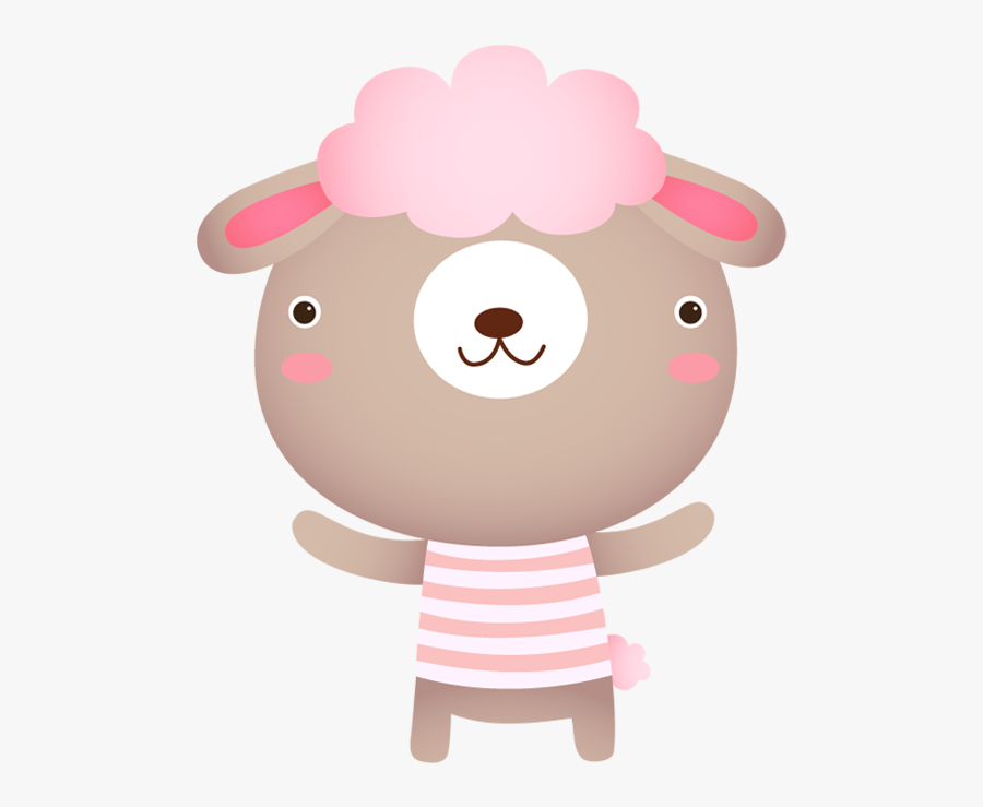 Transparent Sheep Cartoon Png - Animal Cartoon Cute Png, Transparent Clipart
