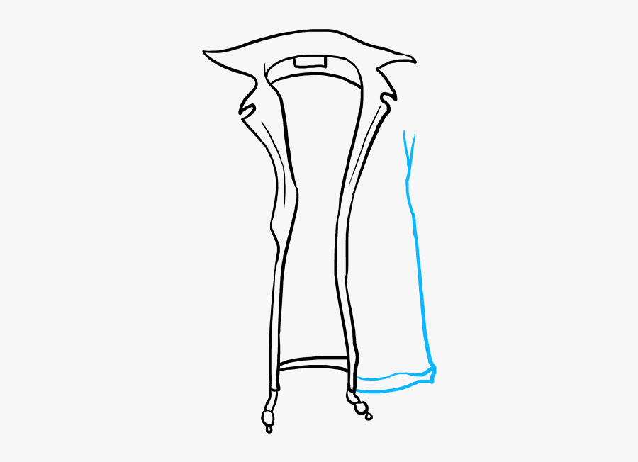 How To Draw Jacket - Draw A Leather Jacket Easy, Transparent Clipart