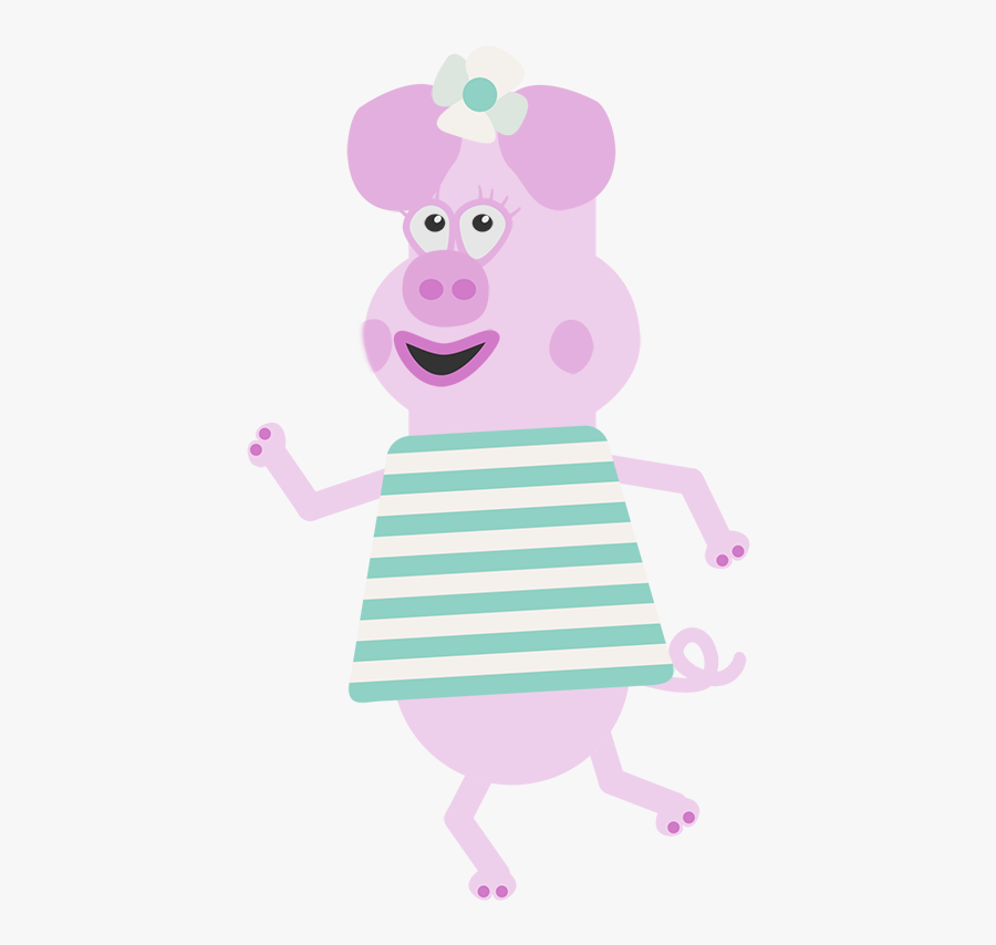 Fingermals Pig - Illustration, Transparent Clipart