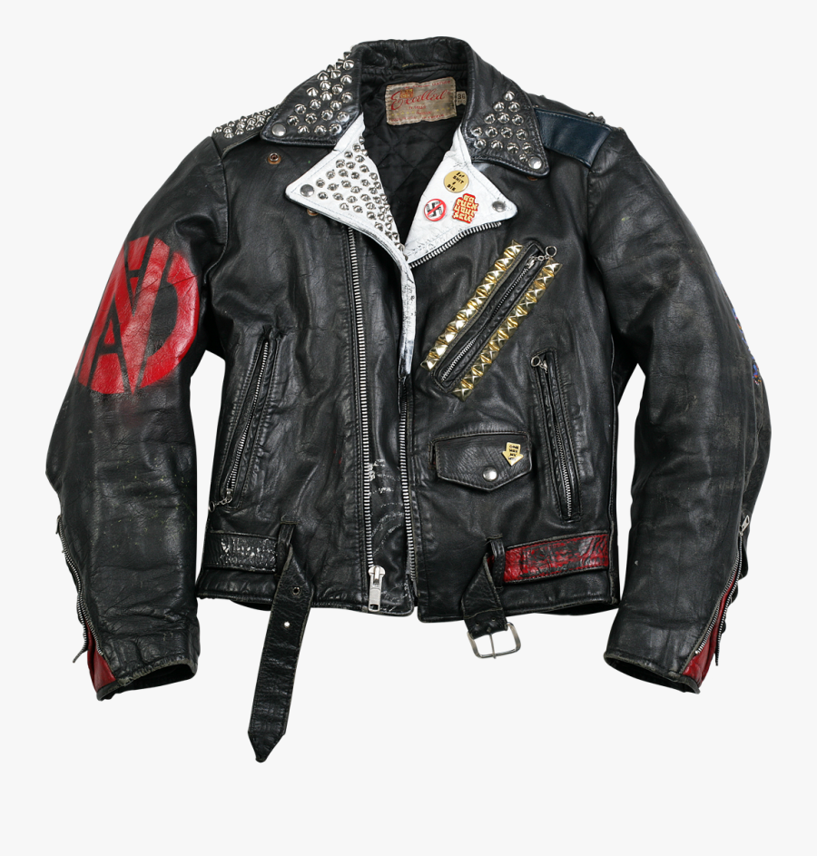 Vintage Punk Jacket, Transparent Clipart