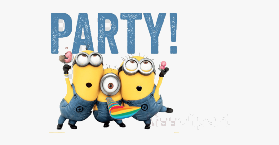 Minion Birthday Cartoon Minions Free Cliparts On Transparent - Minions Party Png, Transparent Clipart