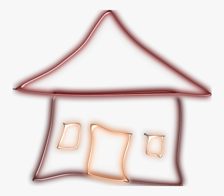 Glowing Home - Illustration, Transparent Clipart