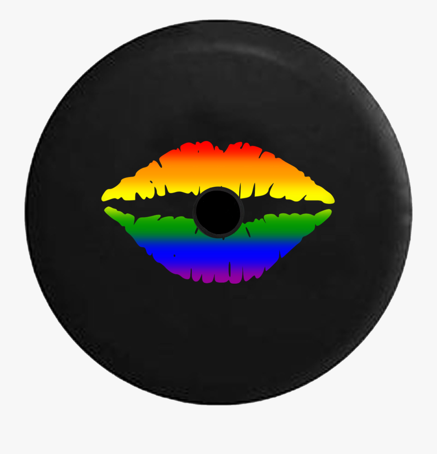 Jeep Wrangler Jl Backup Camera Day Jesus On Cross Glowing - Colorful Lips, Transparent Clipart