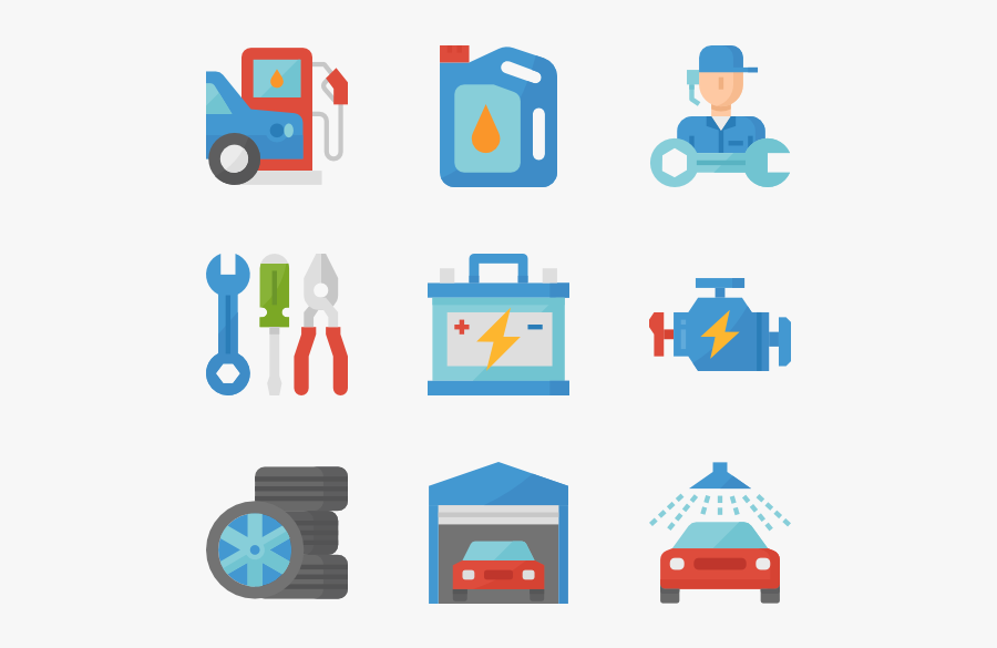 Car Service - Data Protection Icons Free, Transparent Clipart