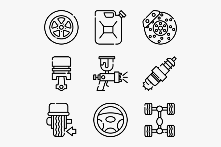 Car Repair - Japanese Food Icon, Transparent Clipart