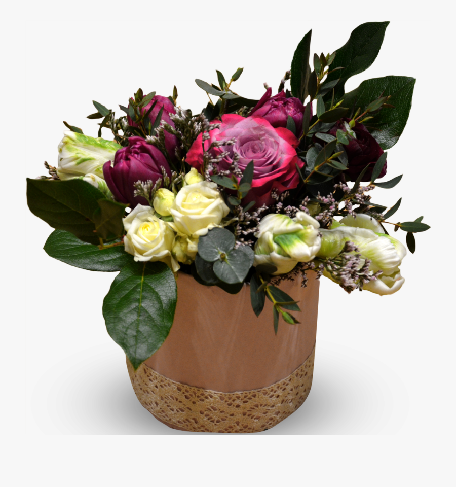 Flower Lace Flower Shop Studio Flores - Garden Roses, Transparent Clipart