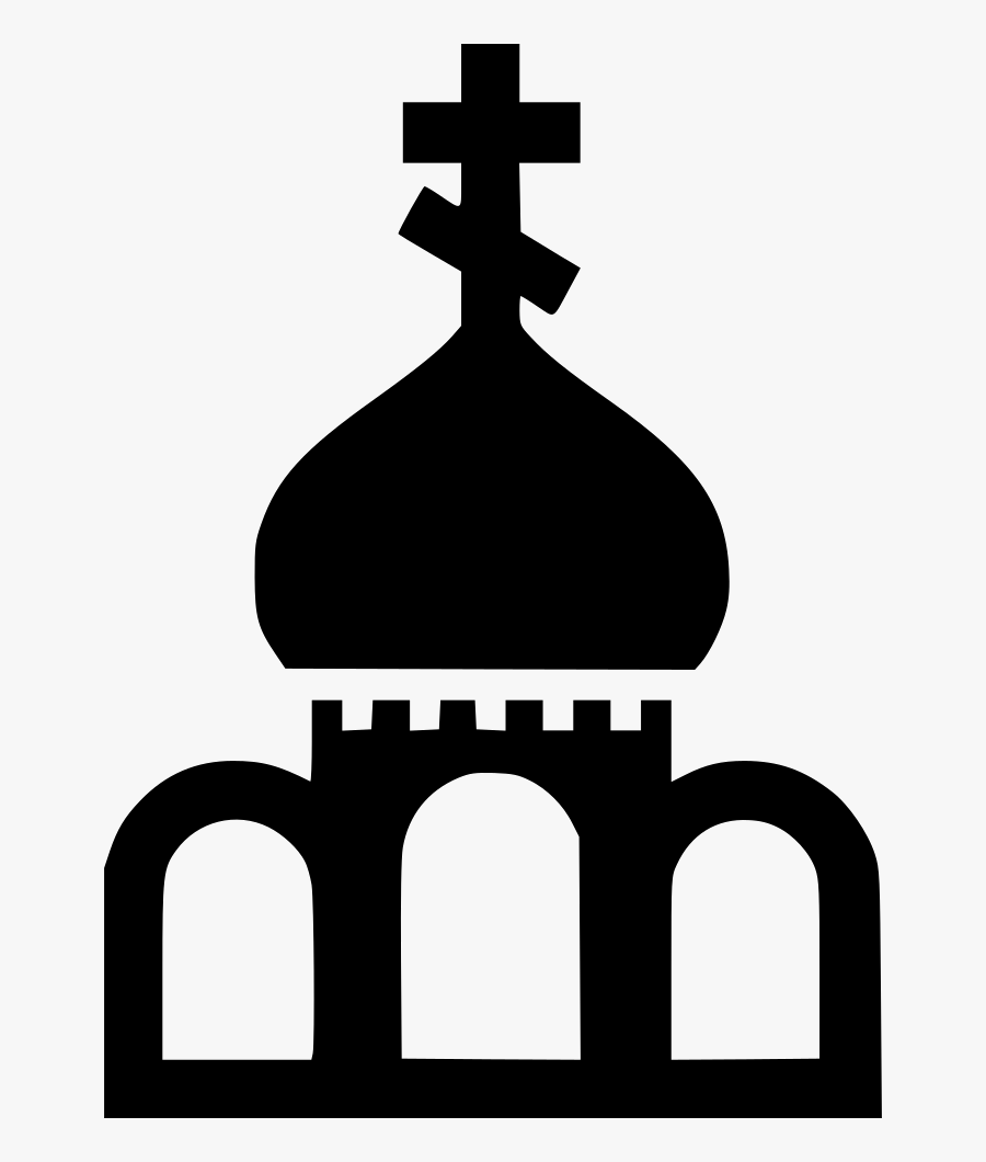 Church Svg Upon Rock - Orthodox Church Symbol Png, Transparent Clipart