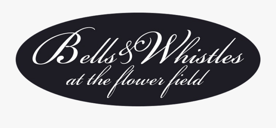 Bells And Whistles At The Flower Field - Calligraphy, Transparent Clipart