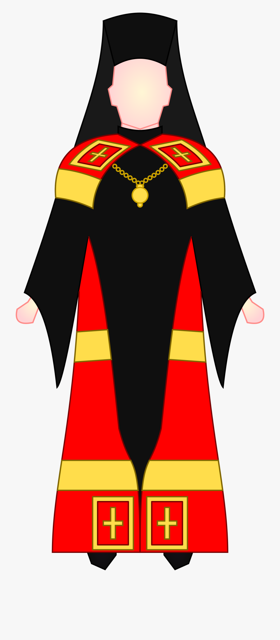 Eastern Orthodox Bishop Cartoon, Transparent Clipart