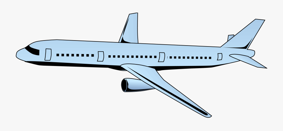 Narrow-body Aircraft, Transparent Clipart