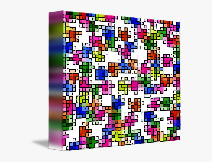 Clip Art Colorful Blocks - Visual Arts, Transparent Clipart