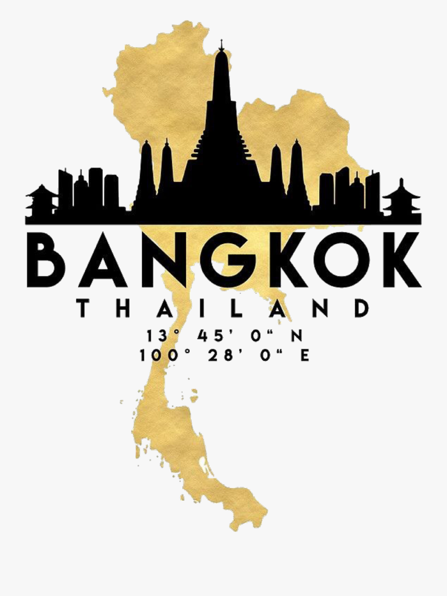 #thai #thailand #bangkok #freetoedit - Thailand Silhouette, Transparent Clipart