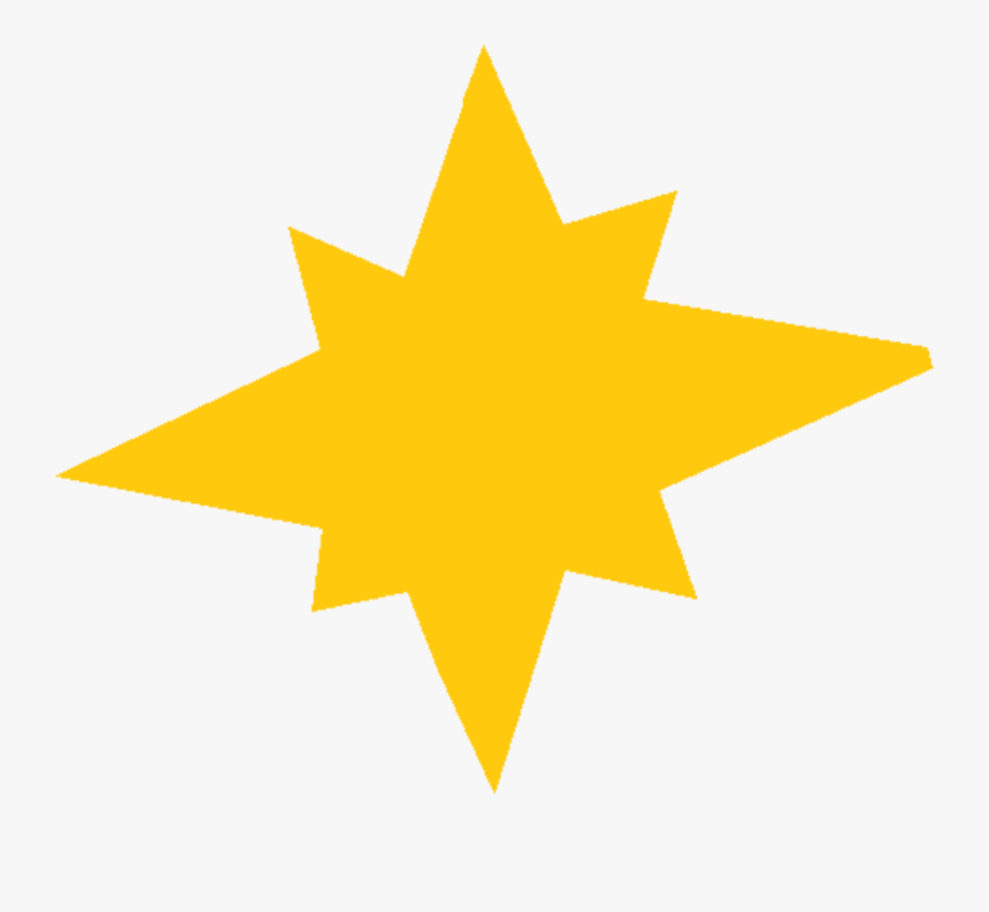 Thailand Flag Clipart Star - Yellow Maple Leaf Icon, Transparent Clipart