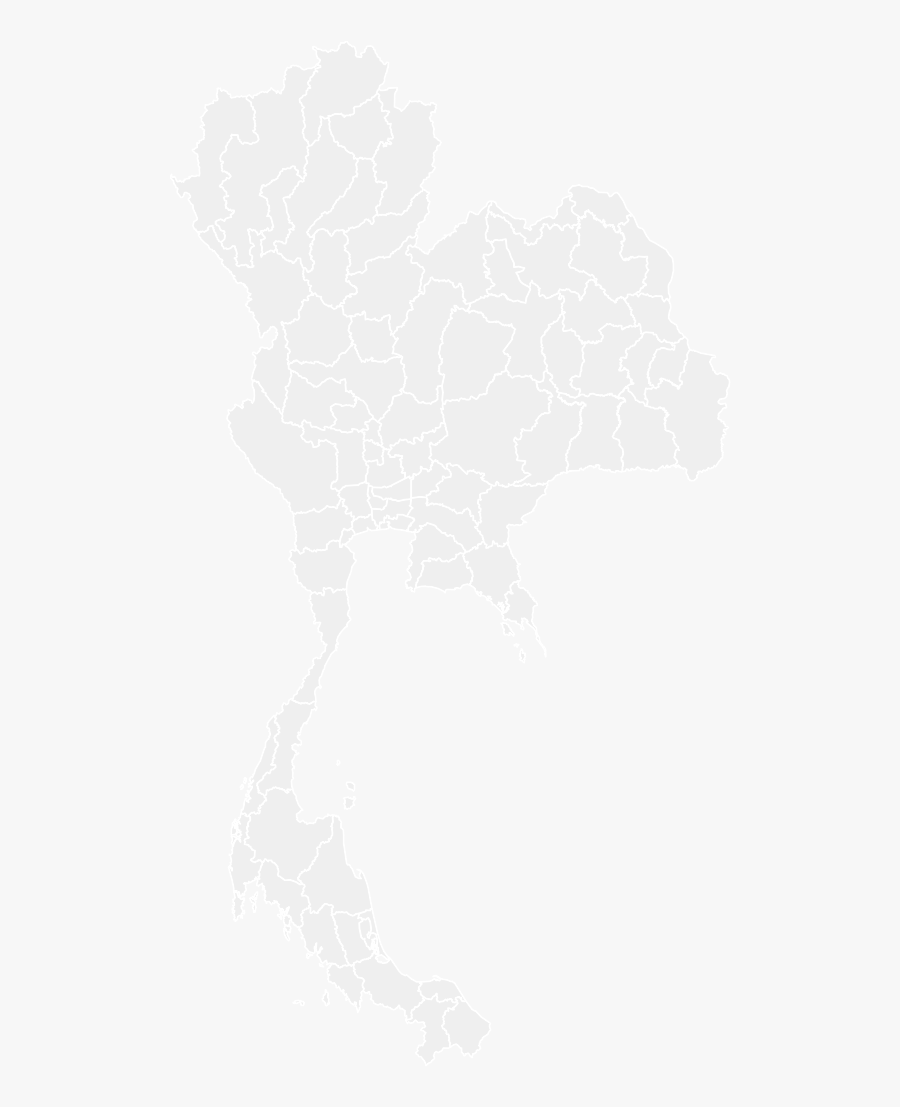 Thailand Map Outline Png Map Of Thailand - Map Of Thailand, Transparent Clipart