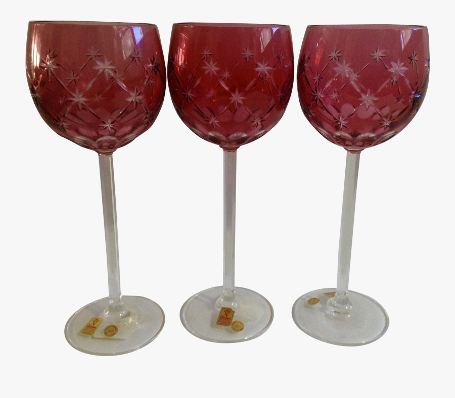 Clip Art Bleikristall Ruby Red - Wine Glass, Transparent Clipart