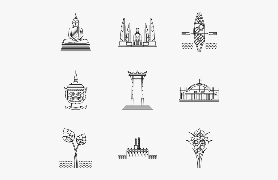 Thailand - Thailand Icons, Transparent Clipart