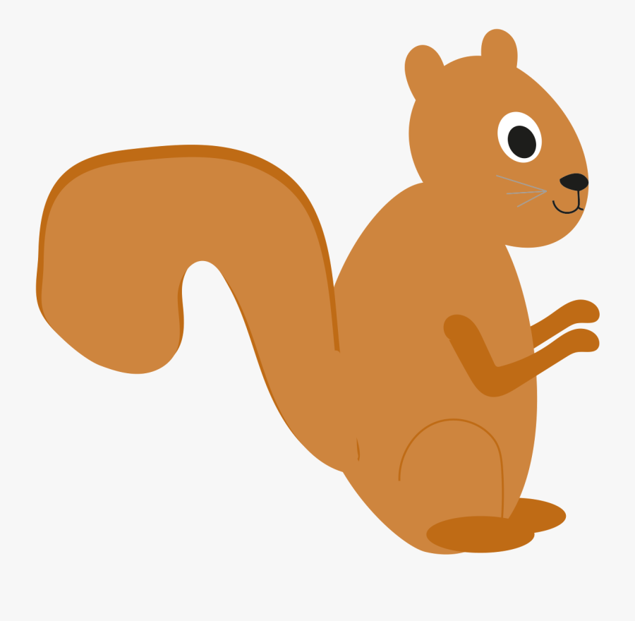 Clipart Squirrel Climbing Tree, Transparent Clipart