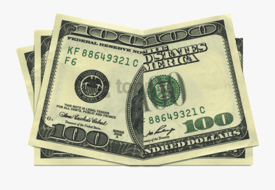 Transparent One Dollar Bill Png - Transparent 100 Dollar Bill Png, Transparent Clipart
