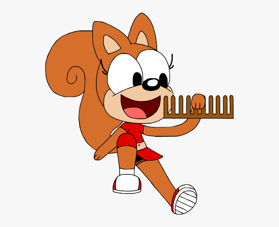 Squirrel Enjoying A Toblerone - Cartoon, Transparent Clipart