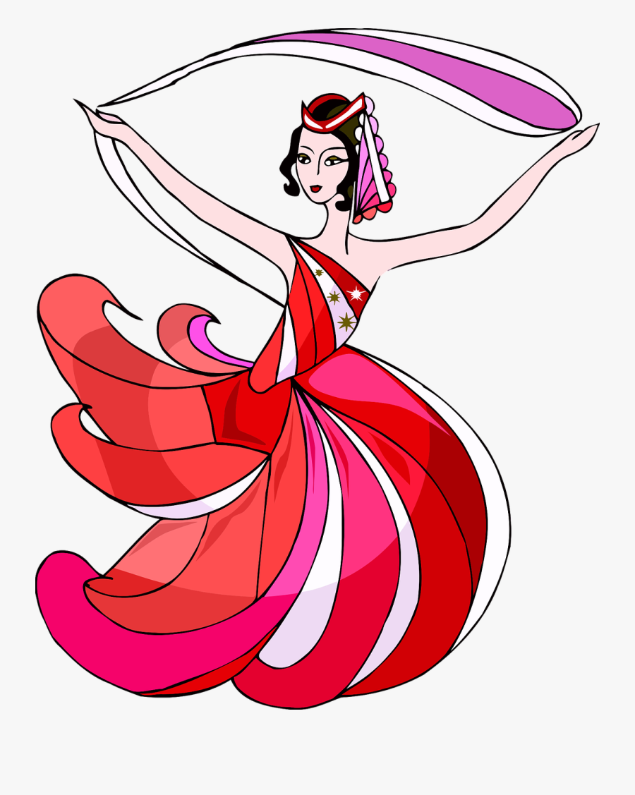 Pink,line Art,woman - Kına Gecesi Clipart, Transparent Clipart