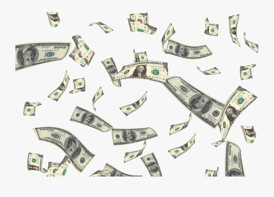 Transparent Dollar Bills Png - Raining Dollar Bills Png, Transparent Clipart