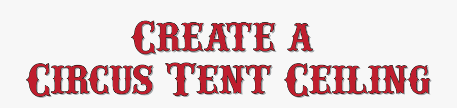 Circus Title Transparent, Transparent Clipart