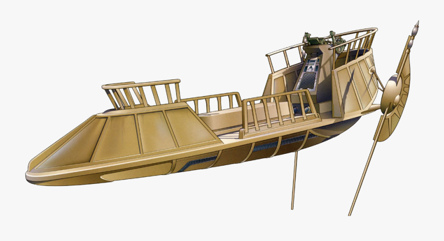Clip Art Bantha Ii Cargo Skiff - Desert Skiff Lego Moc, Transparent Clipart