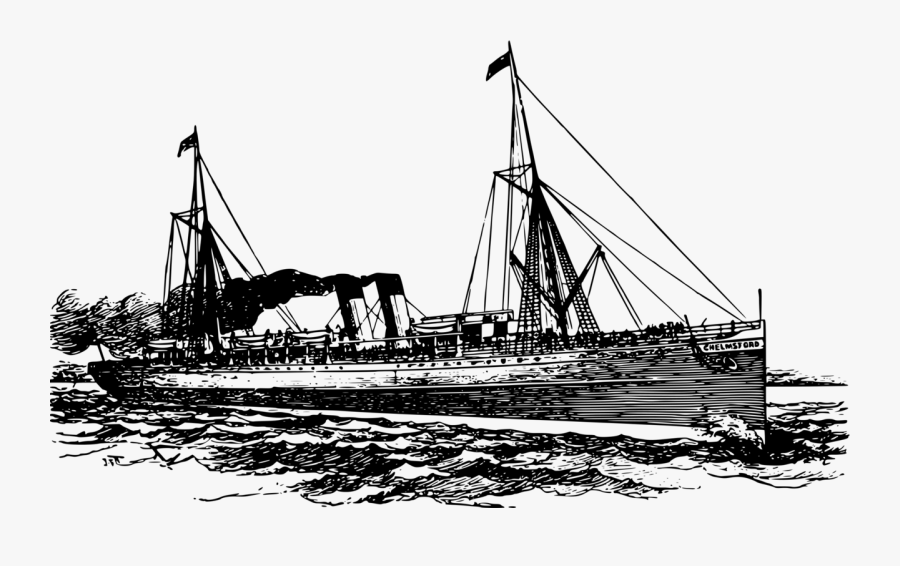 Caravel,monochrome Photography,baltimore Clipper - Steamship Png, Transparent Clipart