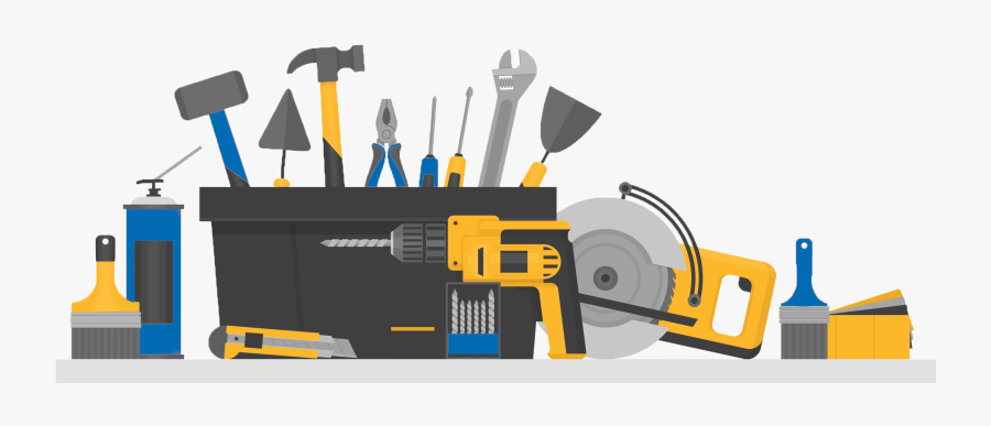 Tools For Home Renovation, Transparent Clipart