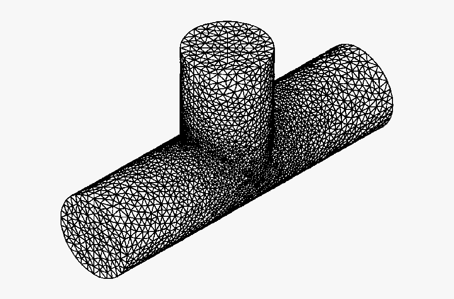 Surface Mesh For Example Model   - Line Art, Transparent Clipart