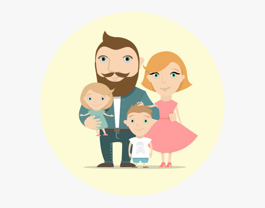 Family Illustration 23 - Crianza Asertiva, Transparent Clipart