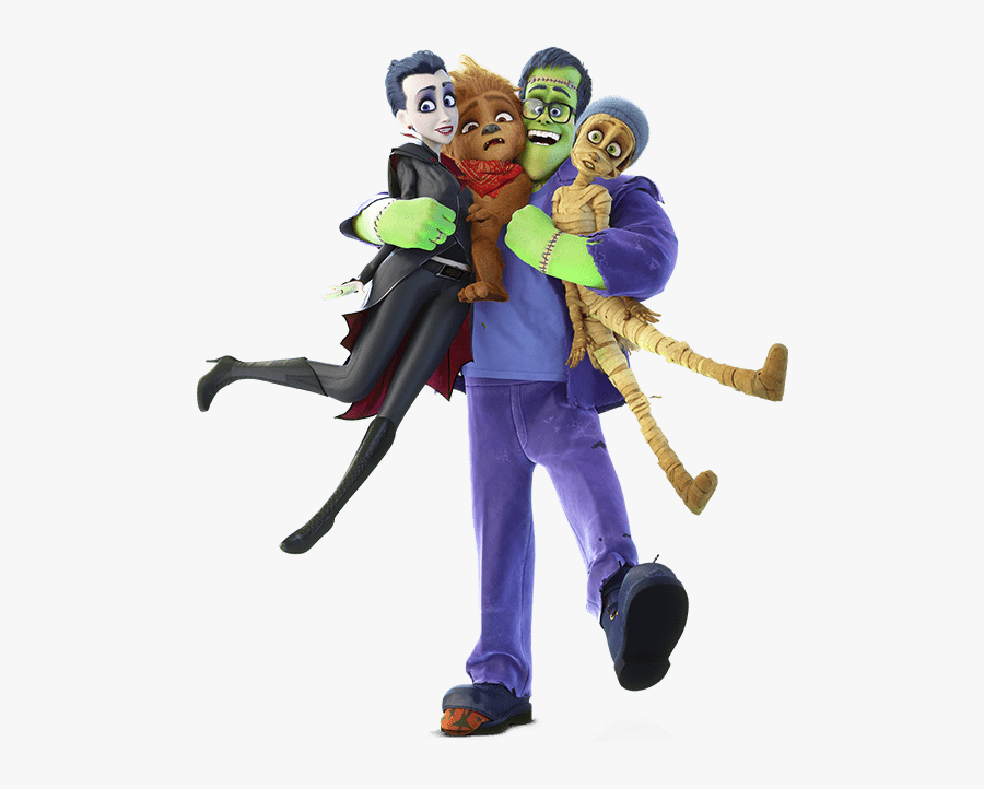Monster Family Characters Clipart , Png Download - Happy Family Europa Park Fr, Transparent Clipart