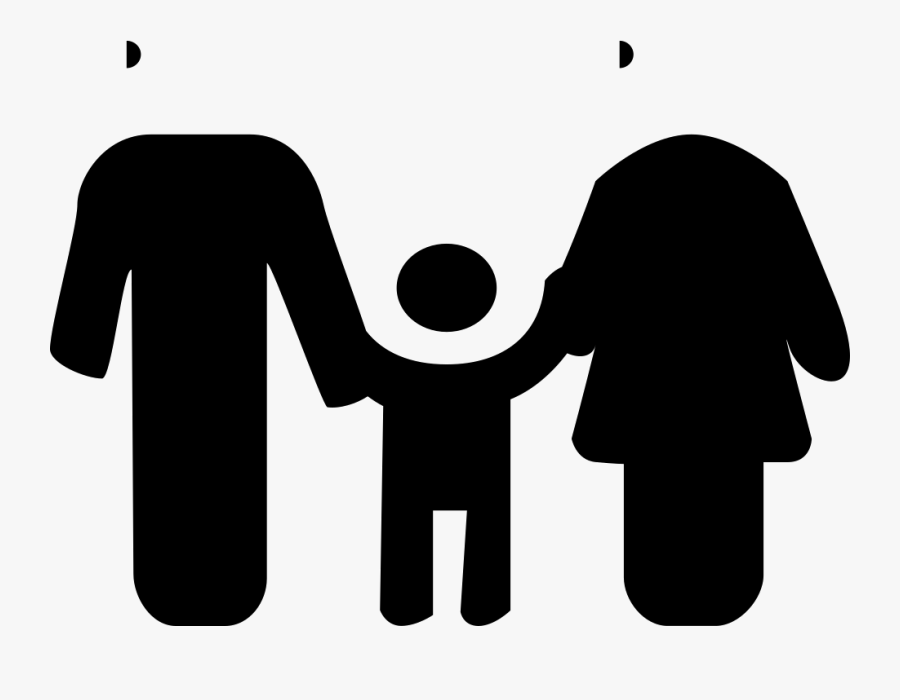 Family - Child And Parent Vector, Transparent Clipart