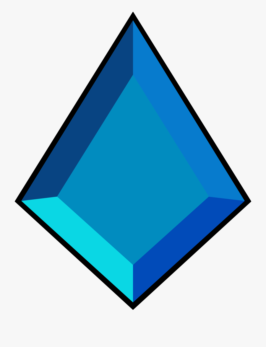 Hard Clipart Blue - Steven Universe Blue Diamond Gemstone, Transparent Clipart