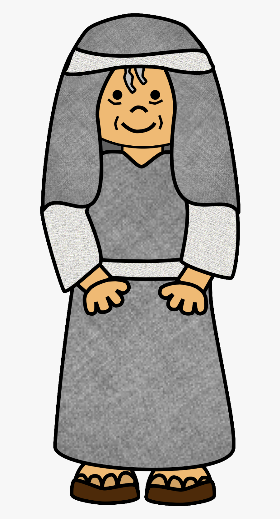 Transparent Clergy Clipart - Cartoon Sarah From The Bible, Transparent Clipart