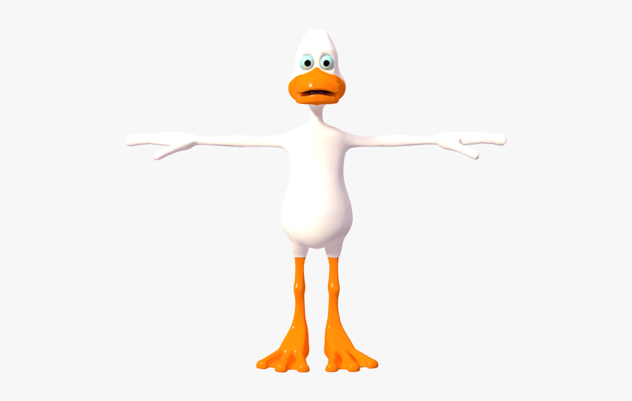 Toon Duck Rigged By, Transparent Clipart