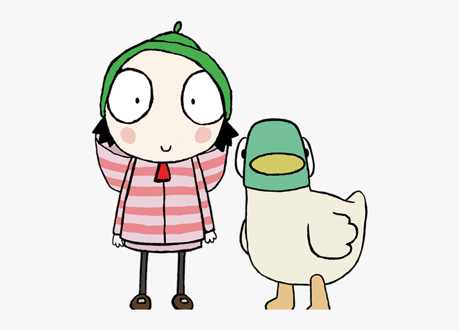 Sarah From Sarah And Duck, Transparent Clipart
