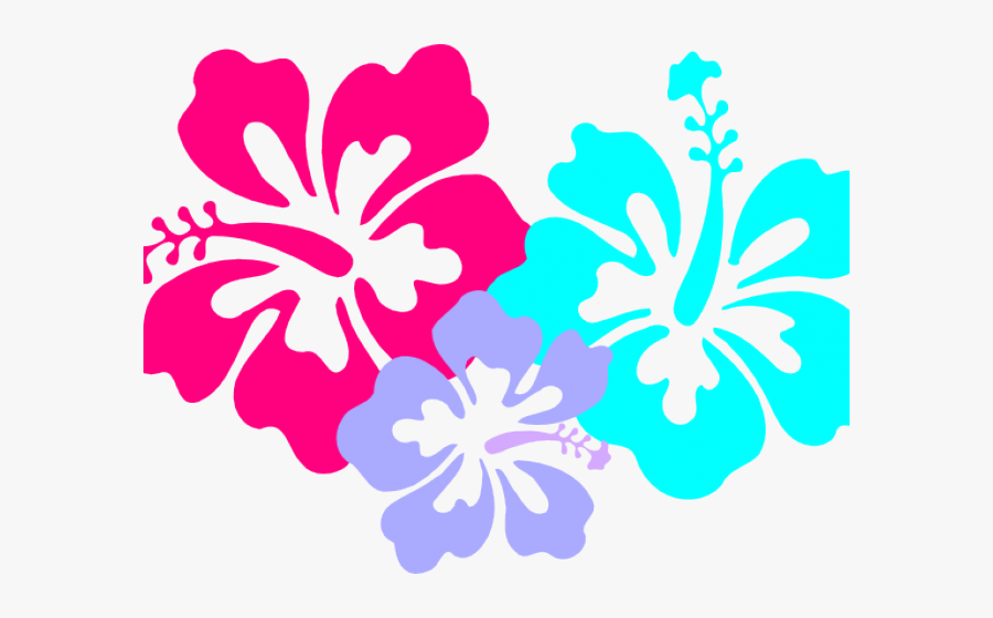 Sarah Cliparts - Hibiscus Flowers Clip Art, Transparent Clipart