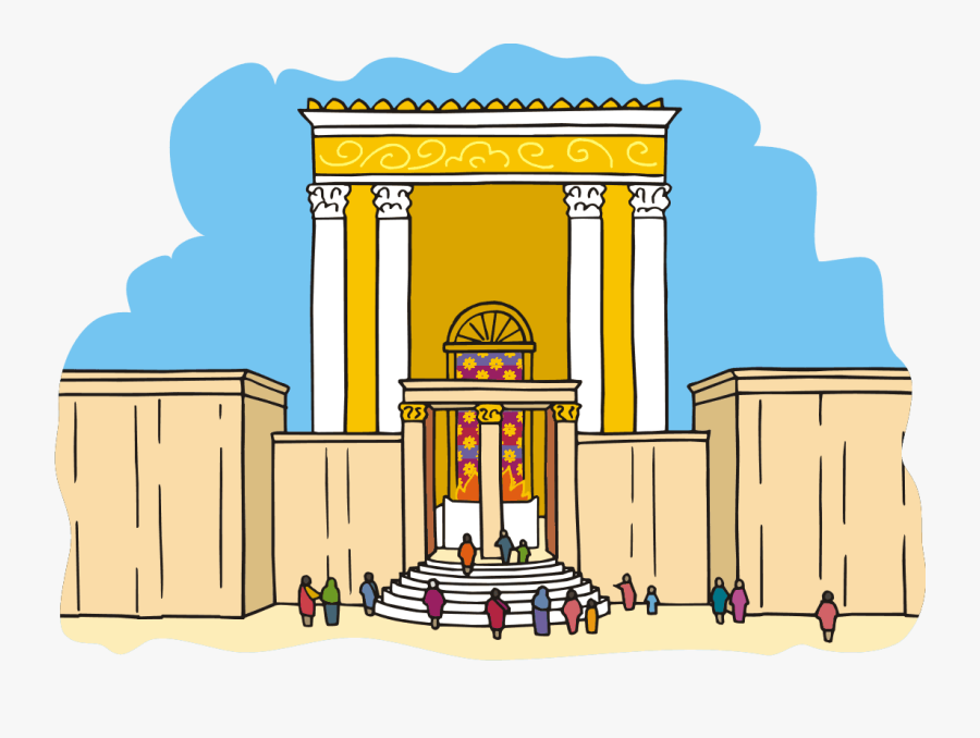 Herod"s Temple - Mary And Joseph At The Temple Clipart, Transparent Clipart