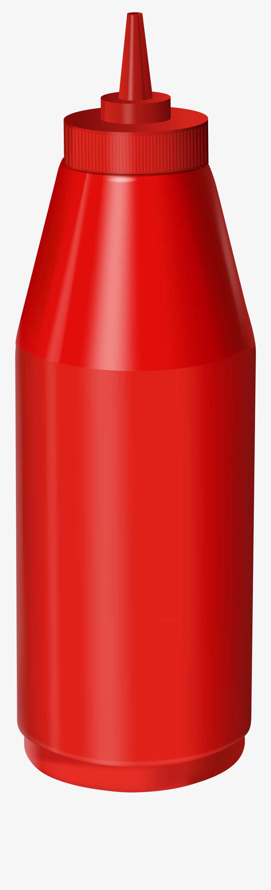 Ketchup Clipart Transparent - Transparent Ketchup Bottle Png, Transparent Clipart