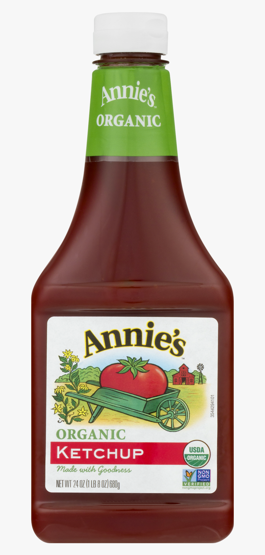 Organic Heinz Ketchup Bottle Png - Annie's Naturals Org Ketchup 24 Oz, Transparent Clipart