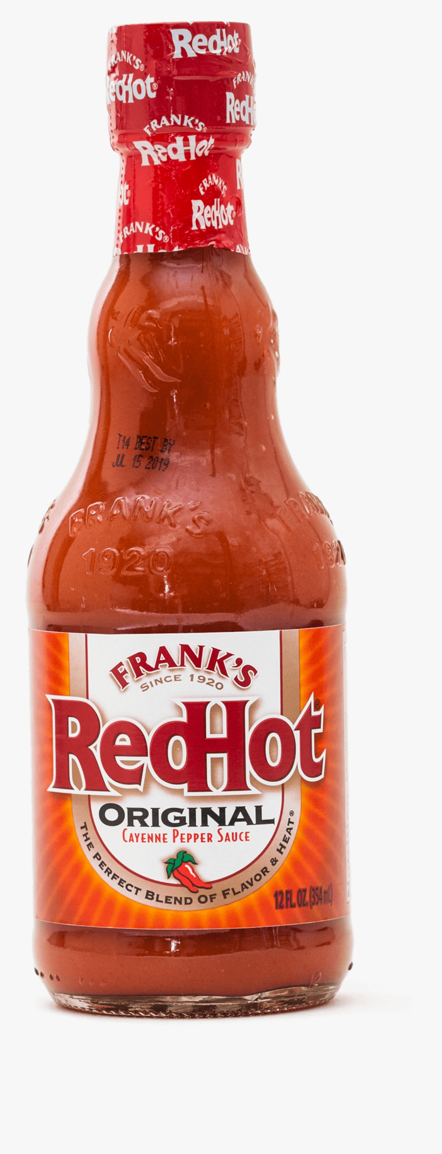 Transparent Ketchup Bottle Clipart - Franks Red Hot Sauce, Transparent Clipart