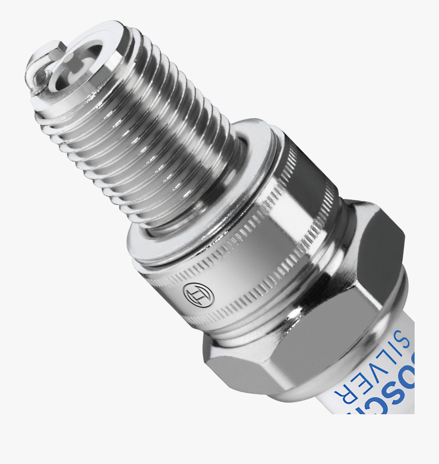 Transparent Spark Plug Png - Bosch Silver Plugs, Transparent Clipart