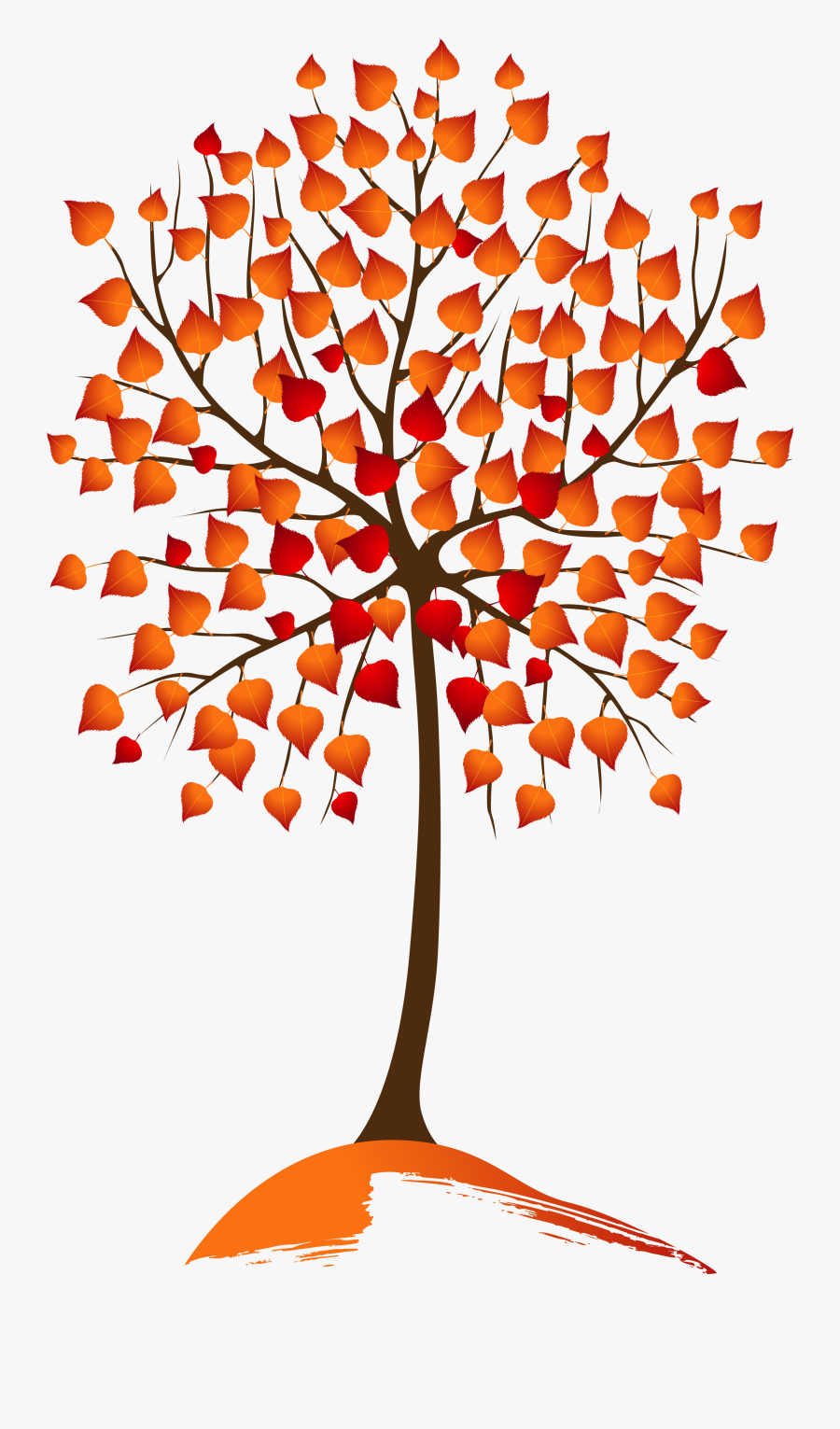 Trees Color Png, Transparent Clipart