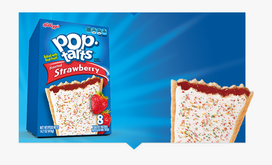 Transparent Breakfast Cereal Clipart - Cherry Flavored Pop Tarts, Transparent Clipart