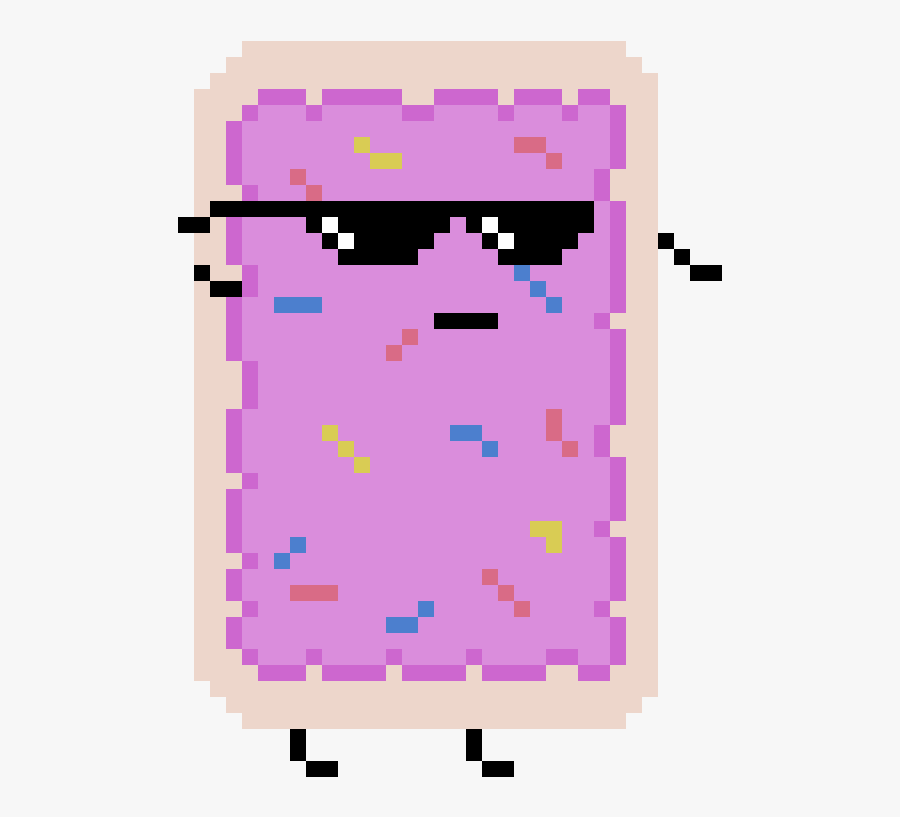 Top Poptart Fail Stickers For Android & Ios - Minecraft Companion Cube Pixel Art, Transparent Clipart