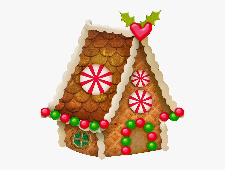 Houses Clipart Xmas - Gingerbread, Transparent Clipart