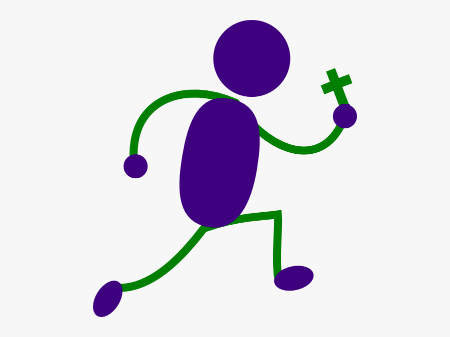 Transparent Runner Clipart - Outline Man Clipart Black And White, Transparent Clipart